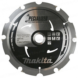 Пильный диск для цементноволокнистых плит, 125x20x1.6x10T Makita B-49236