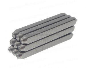 Набор штампов цифровых RF-00903D 3мм, 9пр., в пластиковом футляре ROCKFORCE /1