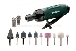 DG 25 Set Пневмопрямошл.маш 3/6мм+11насадок,кейс Metabo