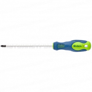 Отвертка, PH2 х 150 мм, CrV, двухкомпонентная рукоятка. СИБРТЕХ