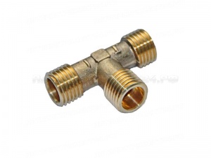 Тройник 14*14*14 (латунь) (уп.10 шт.)