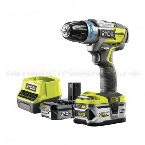 Аккумуляторная ударная дрель-шуруповёрт RYOBI R18PDBL-252S