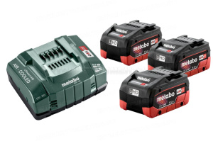 Basic-Set 5.5 (3 акк 5.5Ач LiHD 18В ASC 145) Metabo