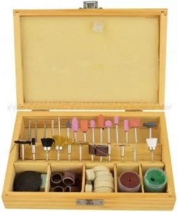 Комплект насадок для обработки металла, древесины и пластика (100 предметов) "Geko" Geko G01210