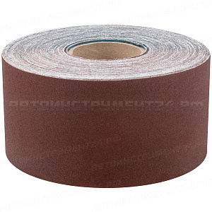 Рулон шлифовальный на тканевой основе, алюминий-оксидный абразивный слой 115 мм х 50 м, Р 80