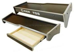 Стол в кабину MAN TGS до 2007г., парта с выдвижным ящиком (ВТГ 027)