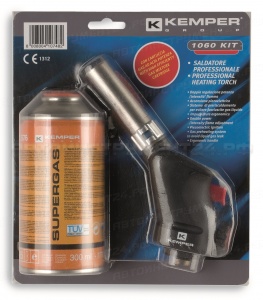 Лампа паяльная газовая KEMPER 1060 + баллон Арт.576