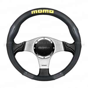 Оплётка руля "MOMO", серия "UNIVERSAL", перфорированная PU кожа, чёрн./карбон,, 1/25