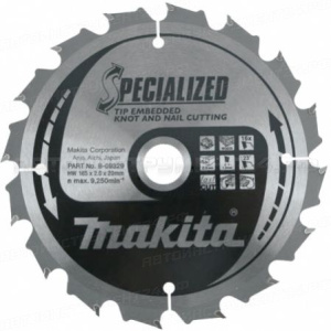 Пильный диск по дереву Makita B-09329 (B-31217)