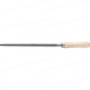 Напильник круглый, 150 мм, деревянная ручка. СИБРТЕХ