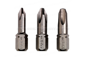 Набор бит phillips PH 1/2/3 torsion (3 шт.) Metabo