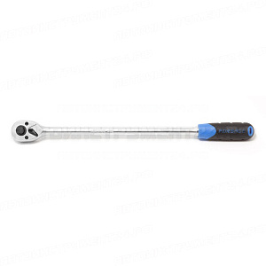 Трещотка реверсивная 1/4"L-300мм с резиновой ручкой (72зуб) Forsage F-80222L