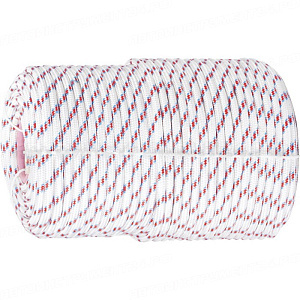 Фал плетёный полипропиленовый с сердечником, 16-прядный, 6 мм, бухта 100 м, 320 кгс, Россия. СИБРТЕХ
