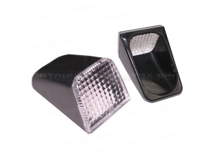 Стекло фонаря габаритного на кабину 0752L, 0753L, 0754L (белое, VOLVO)