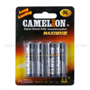 Элемент питания AA: R6-BC4 SALINE 1,5V CAMELION /4/48/960