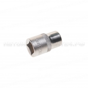 Головка торцевая 10мм 3/8" 6-гранная L=28мм ROCKFORCE RF-53510 /1/20
