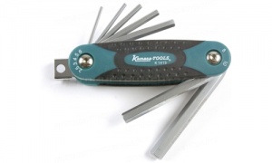 Складной набор шестигранных ключей 2,5-10 мм Kamasa-Tools K 1413