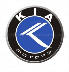 Эмблема КИА " < " (73мм), HYUNDAI-KIA, 0K2S351720A