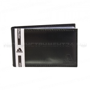 Визитница CM-ВМ BLACK натуральная кожа АВТОСТОП /1