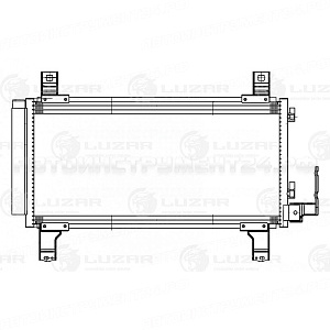 Радиатор кондиционера для автомобиля Mazda 6 (02-)
