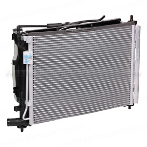 Блок охл. (радиатор+конденсер+вентилятор) для а/м Hyundai Solaris (17-)/Kia Rio (17-) MT (LRK 08L5)