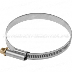 Хомут металлический TITAN 80-100 мм (нерж.сталь) кратно /50, шт