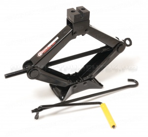 Домкрат механический "ромб" 2т (h min 110мм, h max 395мм, L-425мм) в водоотталкивающем чехле FORCEKRAFT FK-10152