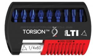 Набор бит10 предметов (PH1, PH2, PH3, PZ1, PZ2, PZ3, TX20, TX25, TX30, битодержатель) MYBIT 10 TORSION Krino 66005300