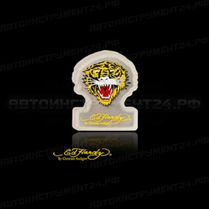 Коврик антискатный EH-00228T "TIGER" CLEAR на панель приборов 17х13см ED HARDY (США) /1/16