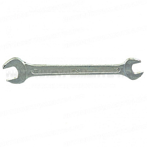 Ключ рожковый, 14 х 17 мм, оцинкованный (КЗСМИ). Россия