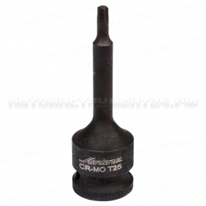 Головка ударная торцевая 1/2" DR внешний TORX T25 AIRLINE, ATAS023