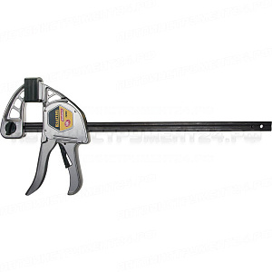 Струбцина "EcoKraft" ручная пистолетная, KRAFTOOL 32228-30, металлический корпус, 300/500мм, 200кгс