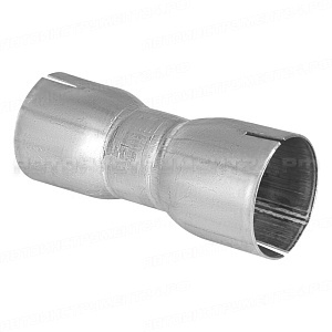 Соединитель труб глушителя под хомут d=55/d=60 L=150 (нержавеющая алюминизированная сталь) TRIALLI, EMP 5560