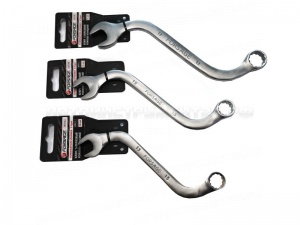 Ключ рожково-накидной S-образный 13мм на пластиковом держателе Forsage F-76113A