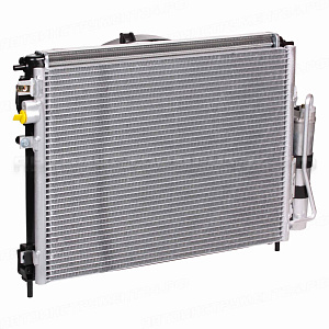 Блок охл. (радиатор+конденсер+вентилятор) для а/м Renault Logan (04-) AC+ (LRK 0982)