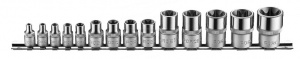 &3/8"&1/4" Набор головок - торкс 14пр.Е4-Е24 1/2" 4158