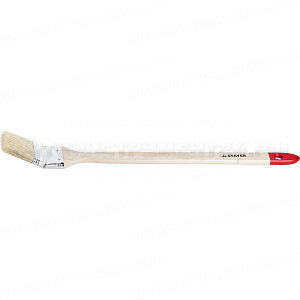 Кисть STAYER "MASTER" "Универсал" радиаторная для всех видов ЛКМ, светлая натуральная щетина, деревянная ручка, 2"/50мм