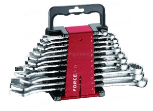 Набор комбинированных дюймовых ключей с 1/4"-7/8", на пластиковом держателе, 11пр. 5115S