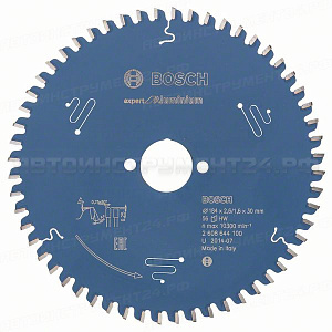 Пильный диск Expert for Aluminium 184x30x2.6/1.6x56T, 2608644100