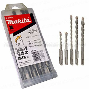 Набор буров по бетону SDS-Plus (6х110; 8,10х160) 5 шт Centering Tip Makita B-55784