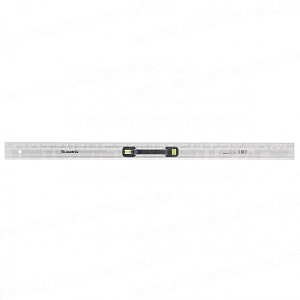 Линейка-уровень, 1000 мм, металлическая, пластмассовая ручка 2 глазка. MATRIX MASTER