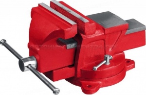 Тиски слесарные, 100 мм, поворотные.