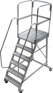 Лестница с площадкой 6 ступ. Krause CORDA, 820044