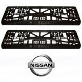 Рамка для номера Nissan (2 штуки)