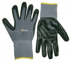 Перчатки нейлон с нитрил. покрытием 9/L 27674