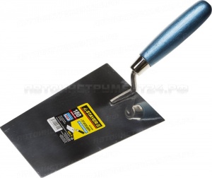 Кельма STAYER "PROFI", "трапеция", нержавеющее полотно, деревянная рукоятка, 180мм