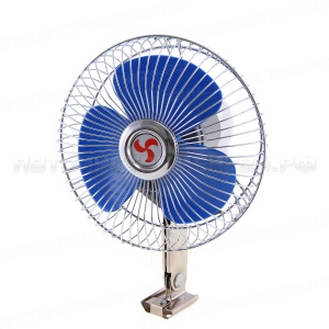 Автовентилятор 6", 12Вольт D=150мм с металлической решеткой, стационарный