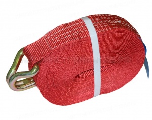 Лента с крючком (10м 50мм) 5-10 тонн стяжки (ремня) крепления груза 25 шт