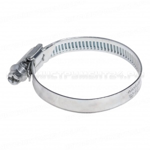 Хомут 40-56/9 мм, червячный, оцинкованный (W1), 1 шт.(AHC-SZ-08)