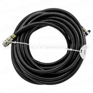 Шланг подкачки колес с быстросъемом 16м 6,3атм (7 шт уп)(Россия)